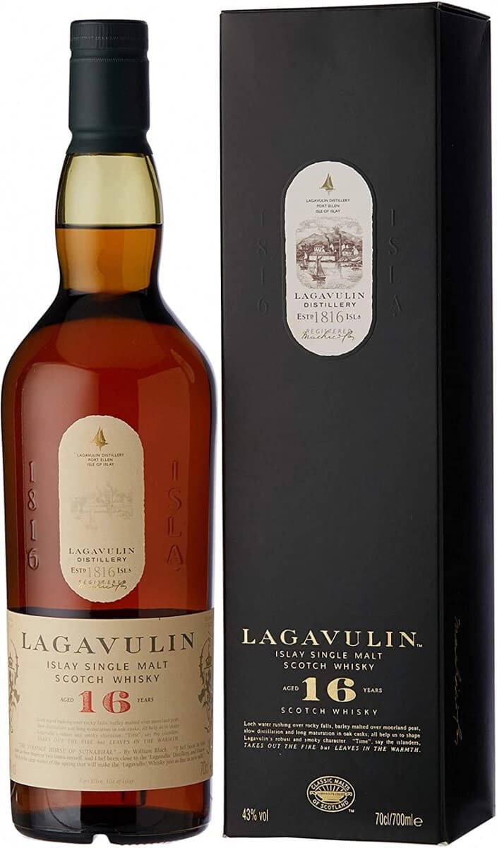 Виски "Lagavulin" 16 years old, gift box
