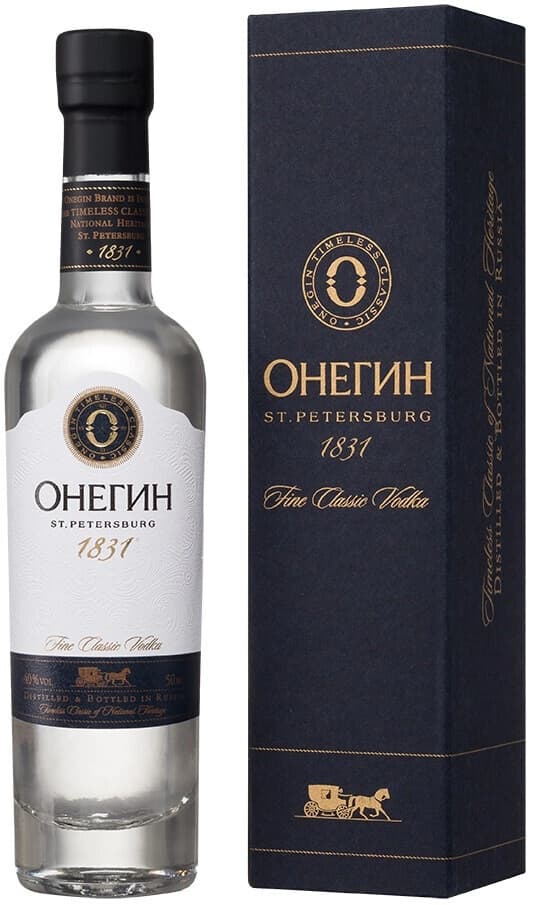 Водка "Онегин", в подарочной коробке