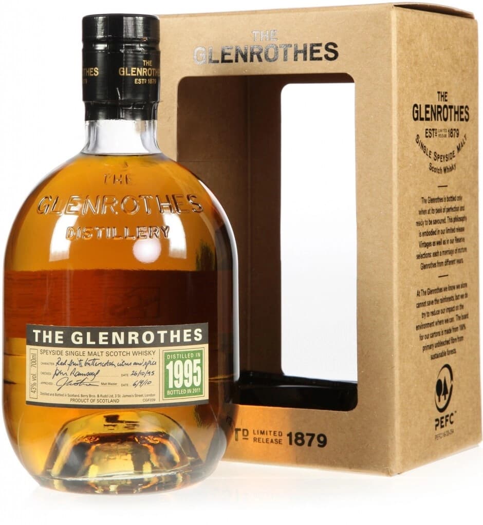 Виски Glenrothes Single Speyside Malt, 1995