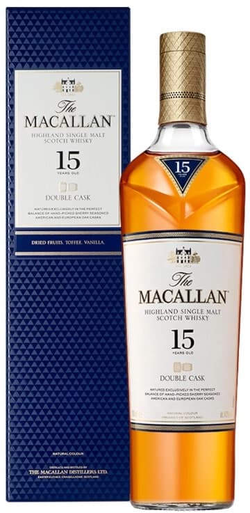 Виски "Macallan" Double Cask 15 Years Old, gift box