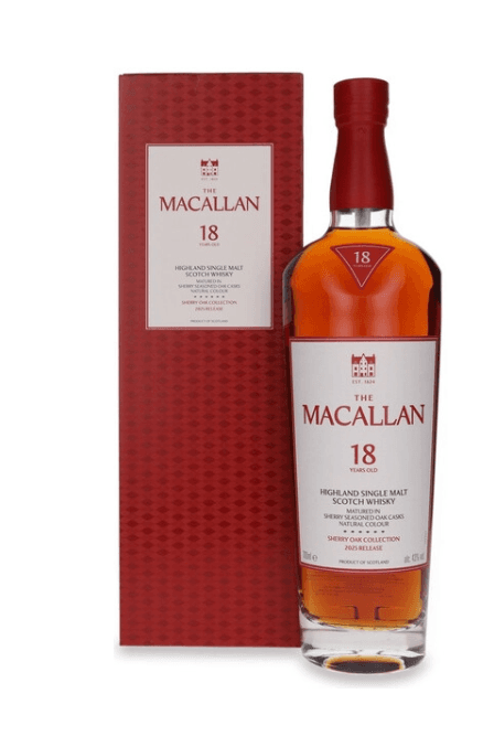Виски Macallan "Sherry Oak" 18 Years Old, gift box