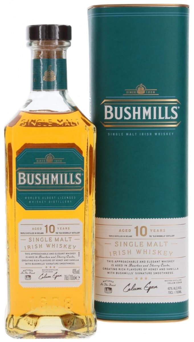 Виски "Bushmills" Single Malt 10 Years Old, with box