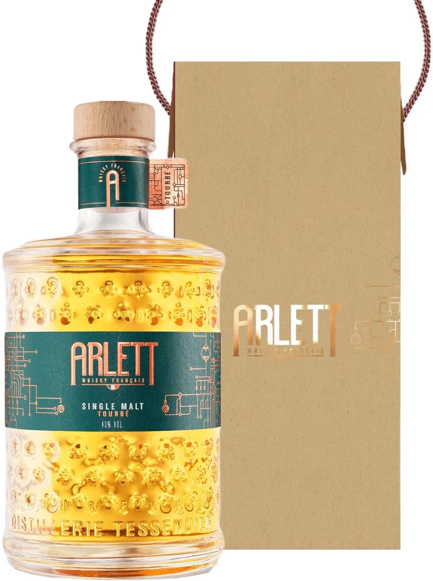 Виски "Arlett" Single Malt Tourbe, gift box