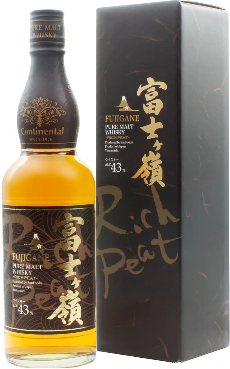Виски "Fujigane" Pure Malt Rich Peat, gift box