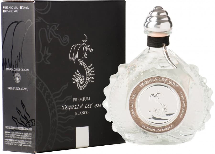 Текила "Ley 925" Blanco, gift box "Diamond"