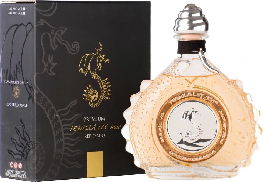 Текила "Ley 925" Reposado, gift box "Diamond"