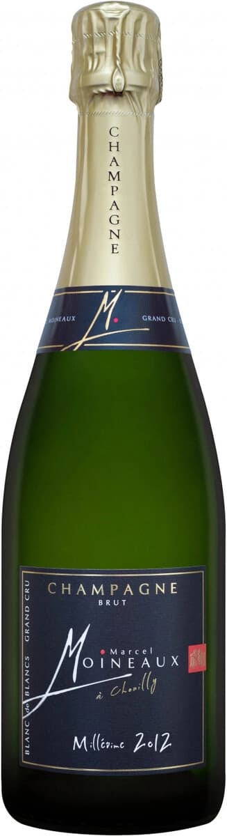 Шампанское Champagne Marcel Moineaux, Millesime Blanc de Blancs Grand Cru Brut, Champagne AOC, 2012
