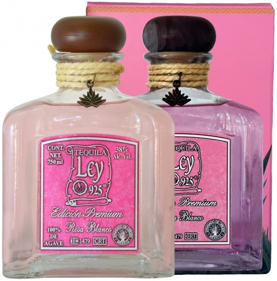 Текила "Ley 925" Rosa Blanco Premium, gift box