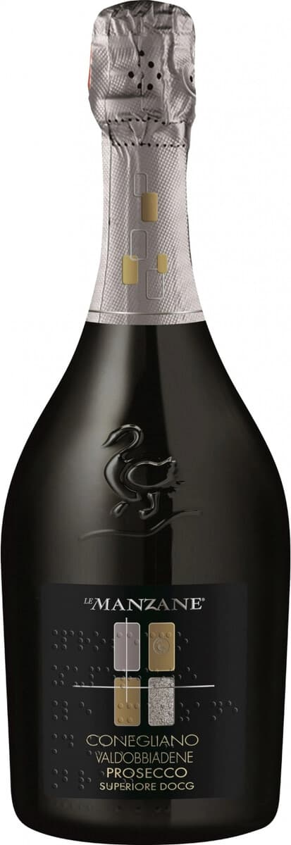 Игристое вино Le Manzane, Conegliano Valdobbiadene DOCG Prosecco Superiore Brut
