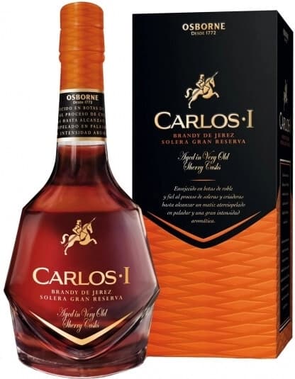 Бренди Osborne, "Carlos I" Solera Gran Reserva, gift box