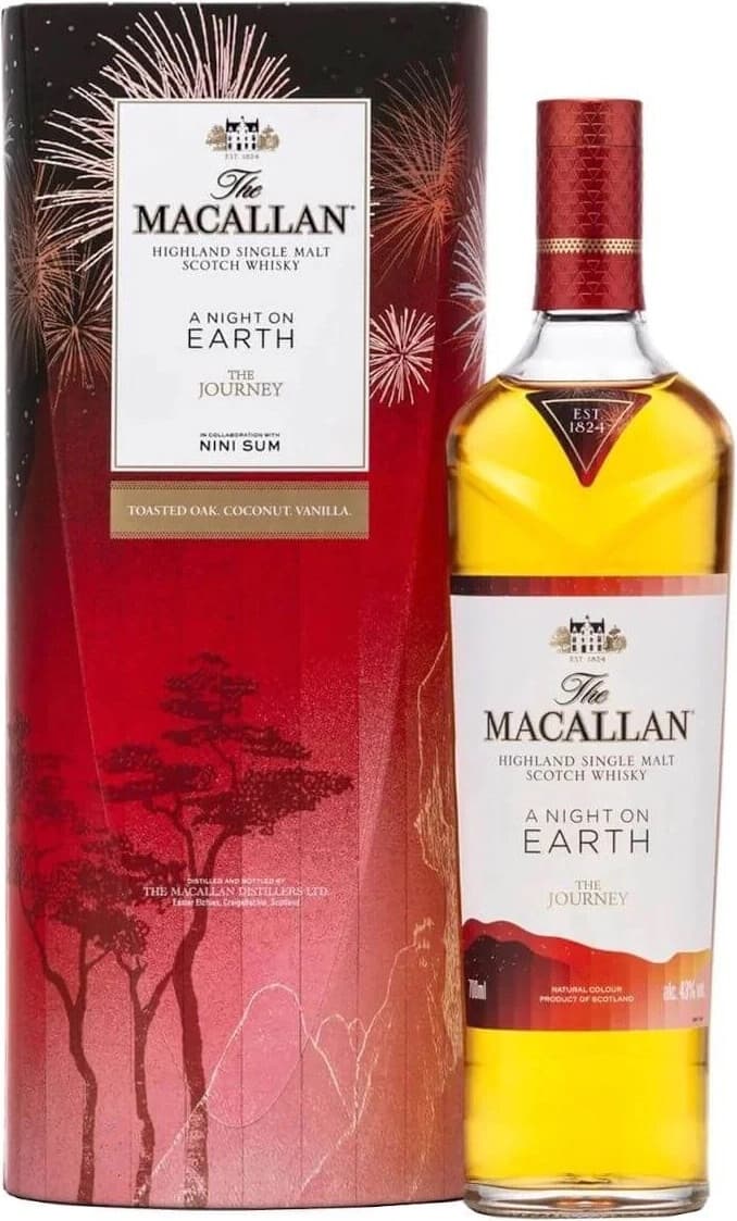 Виски Macallan, "A Night On Earth" The Journey, gift box