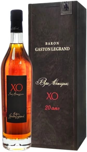 Арманьяк "Baron G. Legrand" XO Bas Armagnac, decanter & wooden box