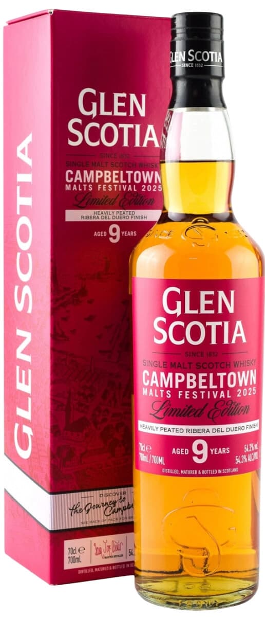 Виски "Glen Scotia" 9 Years Old Ribera del Duero Finish, gift box