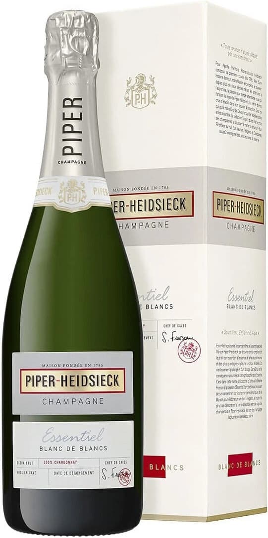 Шампанское Piper-Heidsieck, "Essentiel" Blanc de Blancs Extra Brut, 2017, gift box