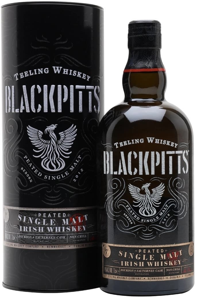 Виски Teeling, "Blackpitts" Peated Single Malt, in tube
