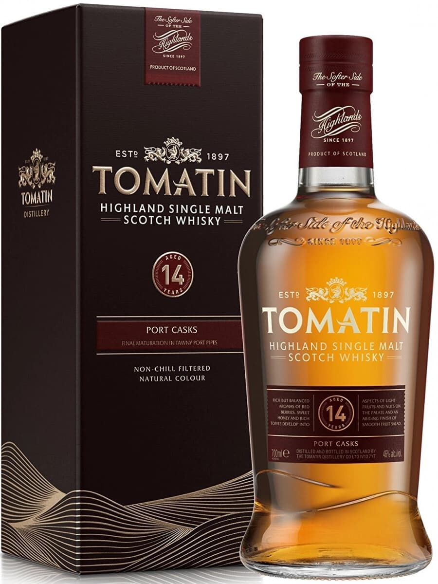 Виски "Tomatin" 14 Years Old, gift box
