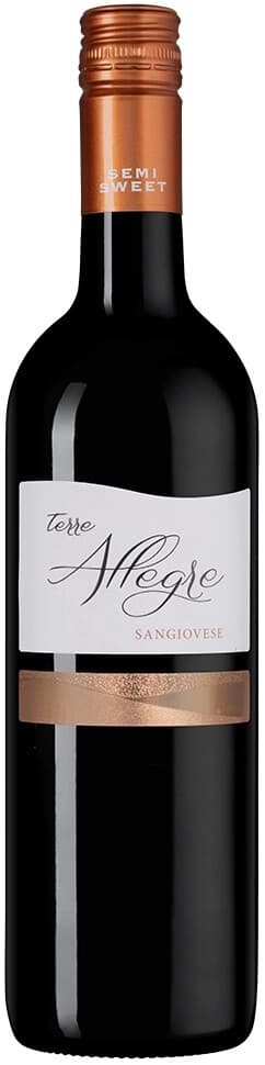 Вино "Terre Allegre" Sangiovese, Puglia IGT Semidolce, 2024