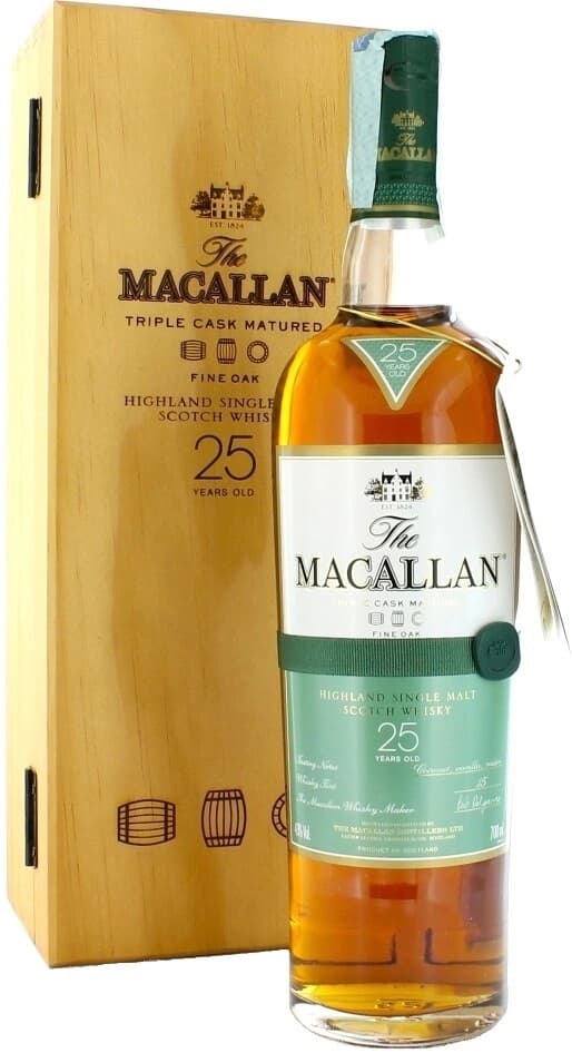 Виски "Macallan" Fine Oak 25 Years Old, with box