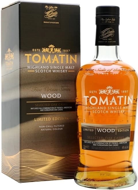 Виски Tomatin, "Wood", gift box
