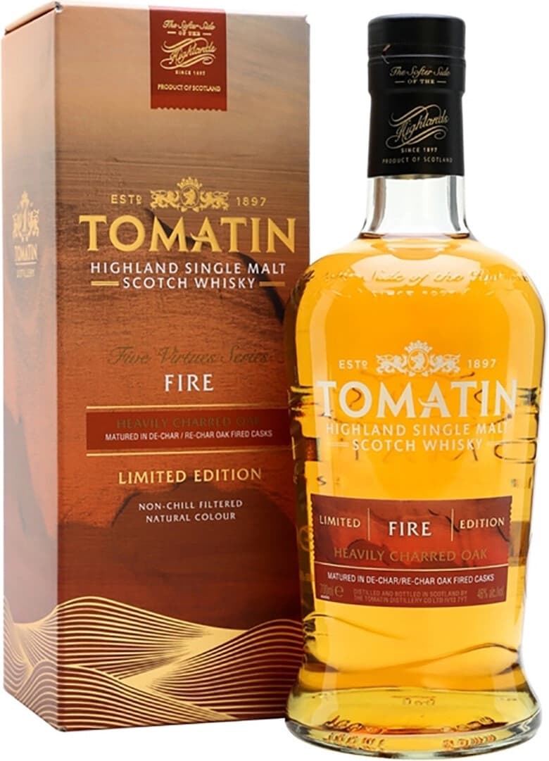 Виски Tomatin, "Fire", gift box