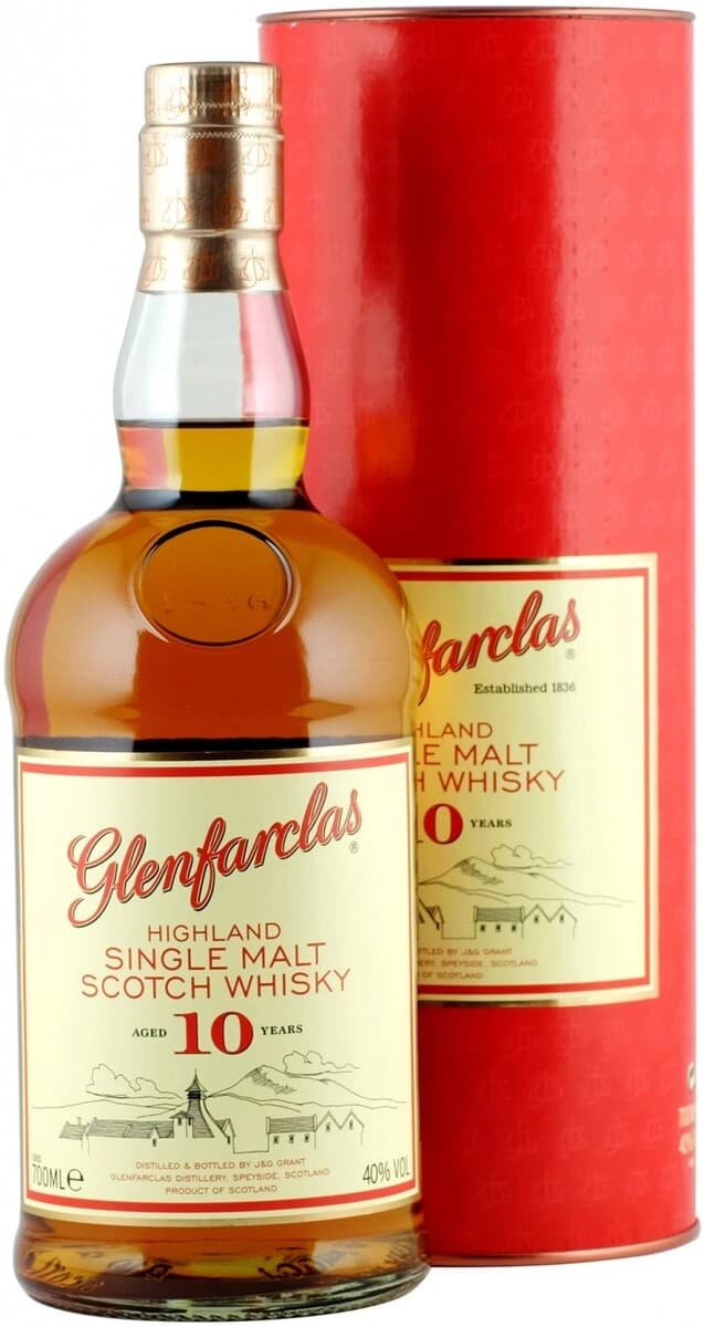 Виски Glenfarclas 10 years, In Tube