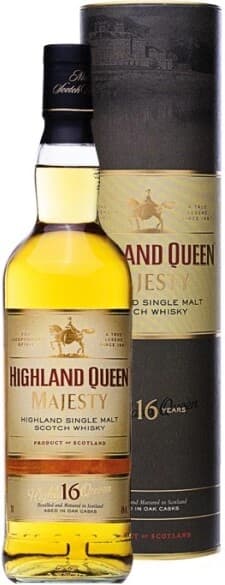 Виски "Highland Queen" Majesty, 16 Years Old, in tube