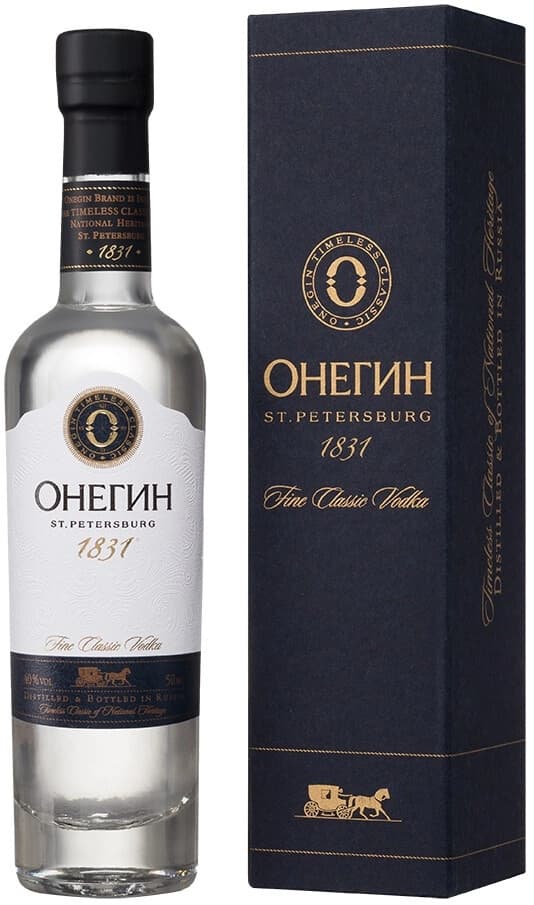 Водка "Онегин", в подарочной коробке