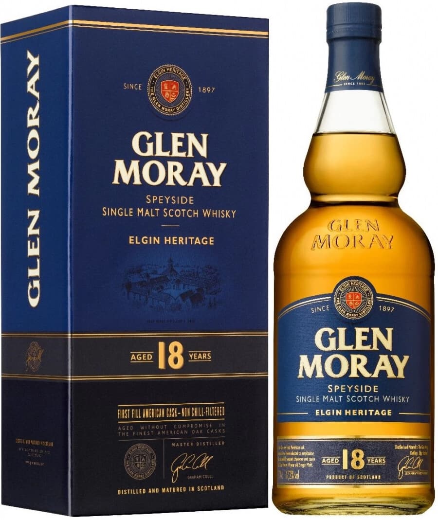 Виски "Glen Moray" Elgin Heritage 18 years, gift box
