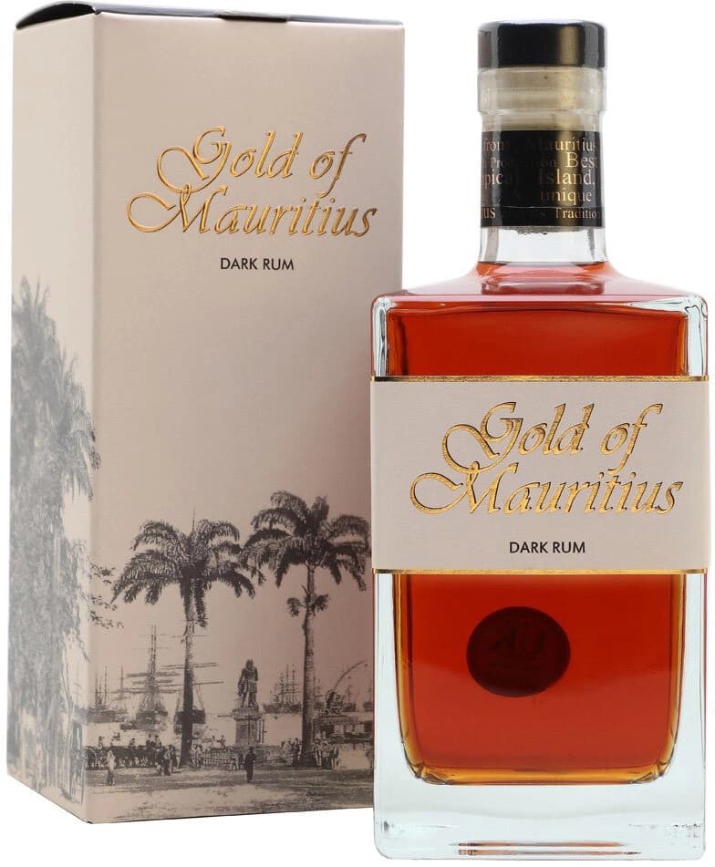 Ром "Gold of Mauritius" Dark, gift box