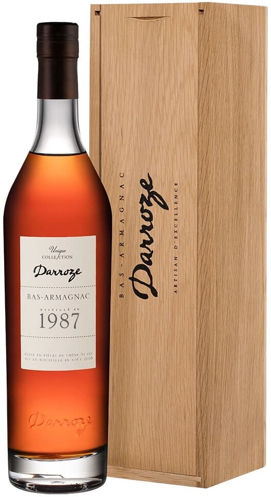 Арманьяк Darroze, Bas-Armagnac "Unique Collection", 1987, wooden box
