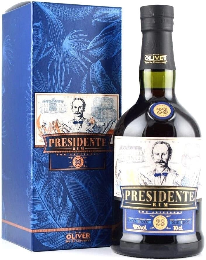 Ром "Presidente" 23 Anos, gift box