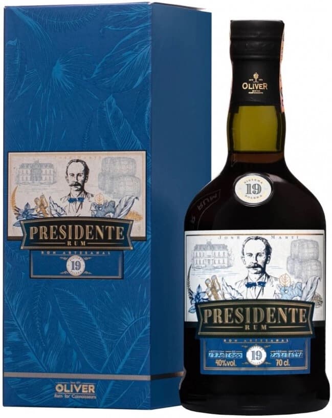 Ром "Presidente" 19 Anos, gift box