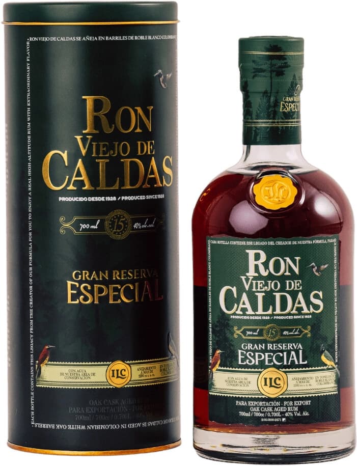 Ром "Viejo de Caldas" Gran Reserva Especial 15 Years Old, gift box