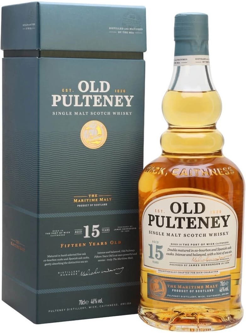 Виски "Old Pulteney" 15 Years Old, gift box