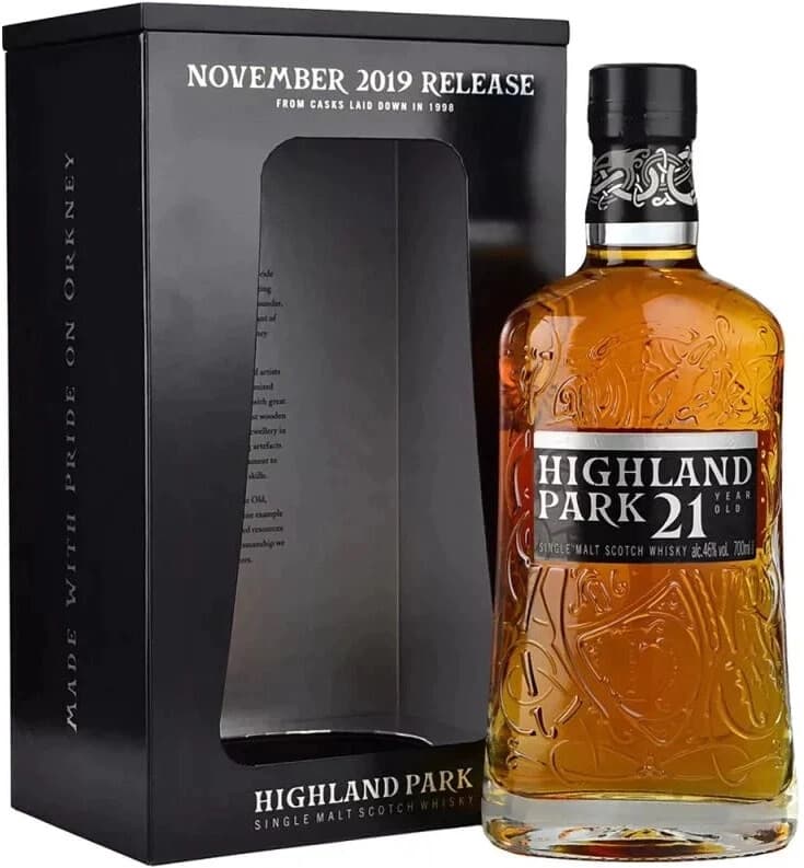Виски "Highland Park" 21 Years Old, gift box