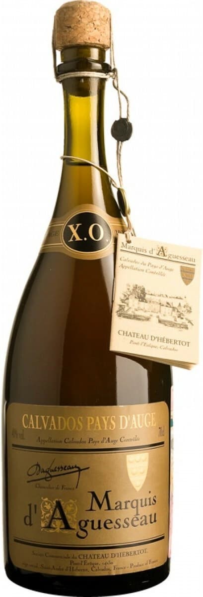 Кальвадос Marquis d'Aguesseau, XO, 20 Ans