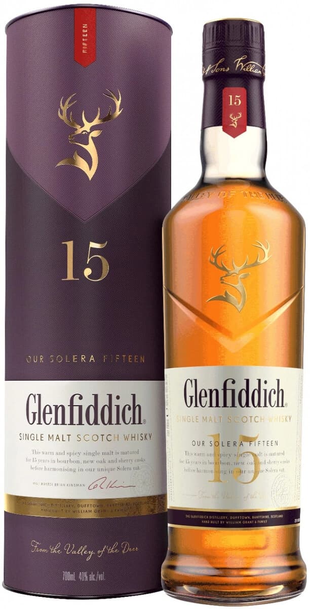 Виски "Glenfiddich" 15 Years Old, in tube
