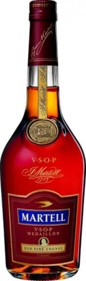 Коньяк Martell VSOP, with leather box