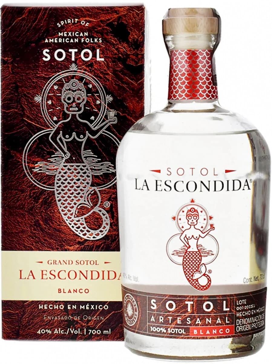 Текила Grand Mezcal, "La Escondida" Sotol, gift box