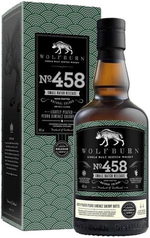 Виски Wolfburn, Small Batch №458, gift box