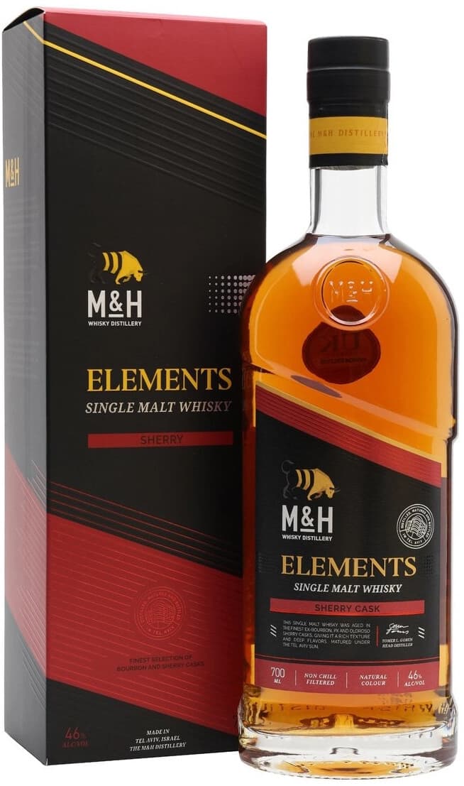 Виски M&H, "Elements" Sherry, gift box