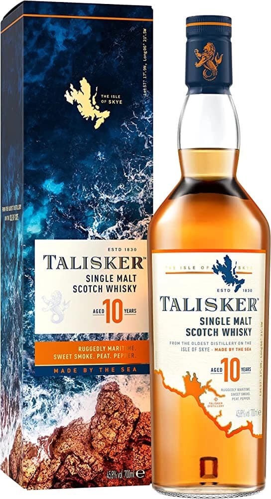 Виски "Talisker" 10 Years Old, gift box