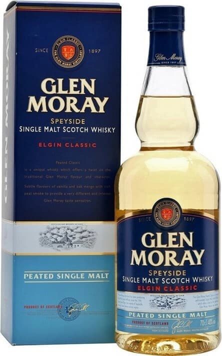 Виски "Glen Moray" Peated Elgin Classic, gift box