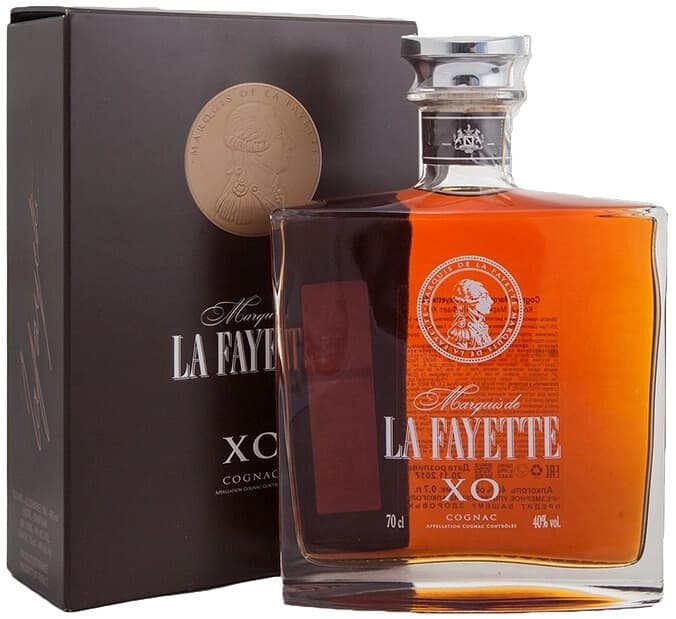 Коньяк Henri Mounier, "Marquis de La Fayette" XO, Cognac AOC, in decanter & gift box