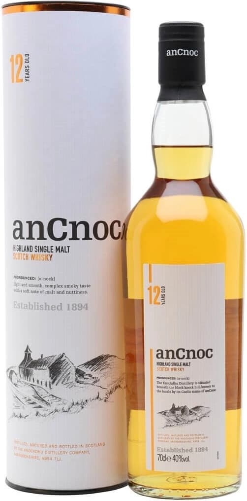 Виски "An Cnoc" 12 Years Old, gift box