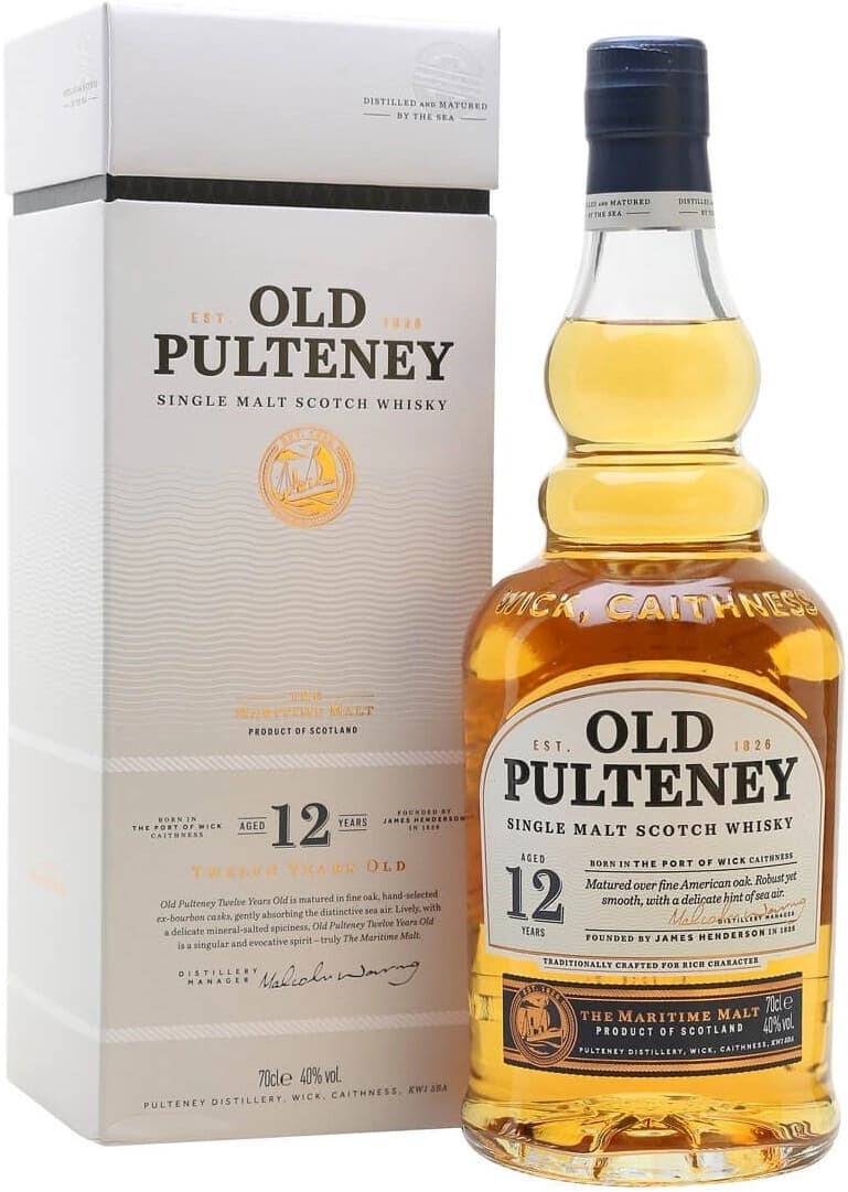 Виски "Old Pulteney" 12 years, gift box
