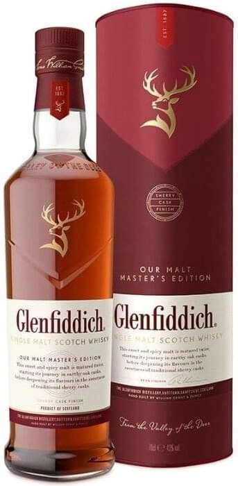 Виски Glenfiddich, "Malt Master's Edition", in tube