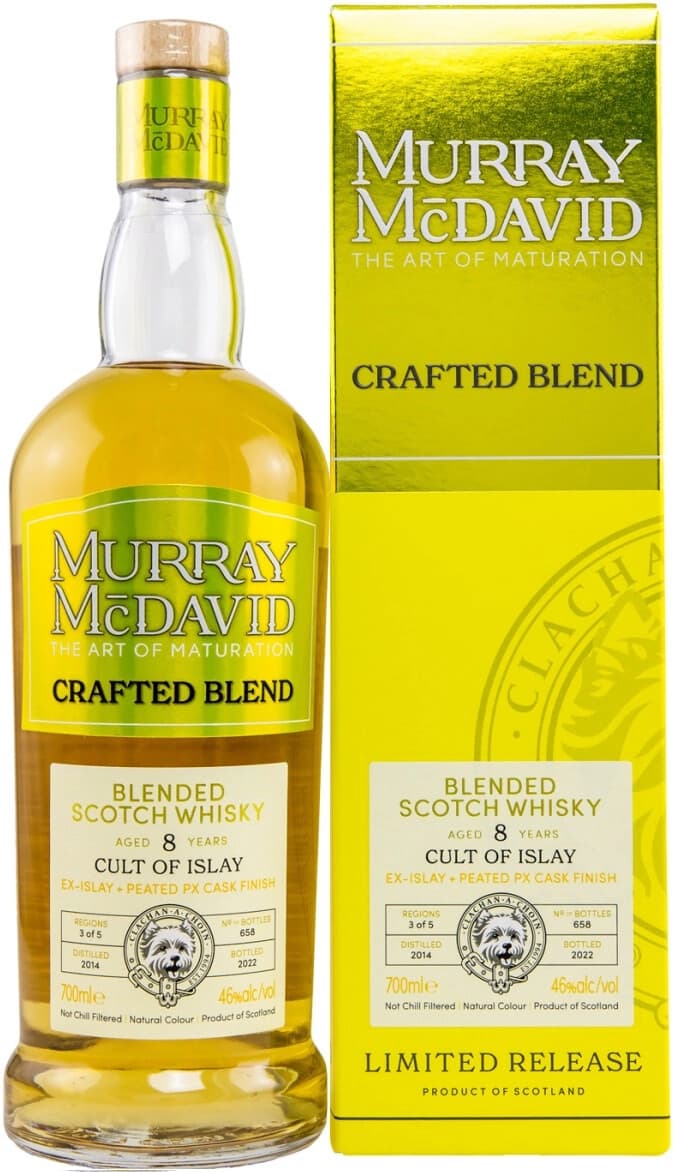 Виски Murray McDavid, "Crafted Blend" Cult of Islay 8 Years Old, gift box
