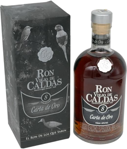 Ром "Viejo de Caldas" Carta de Oro 8 Years Old, gift box