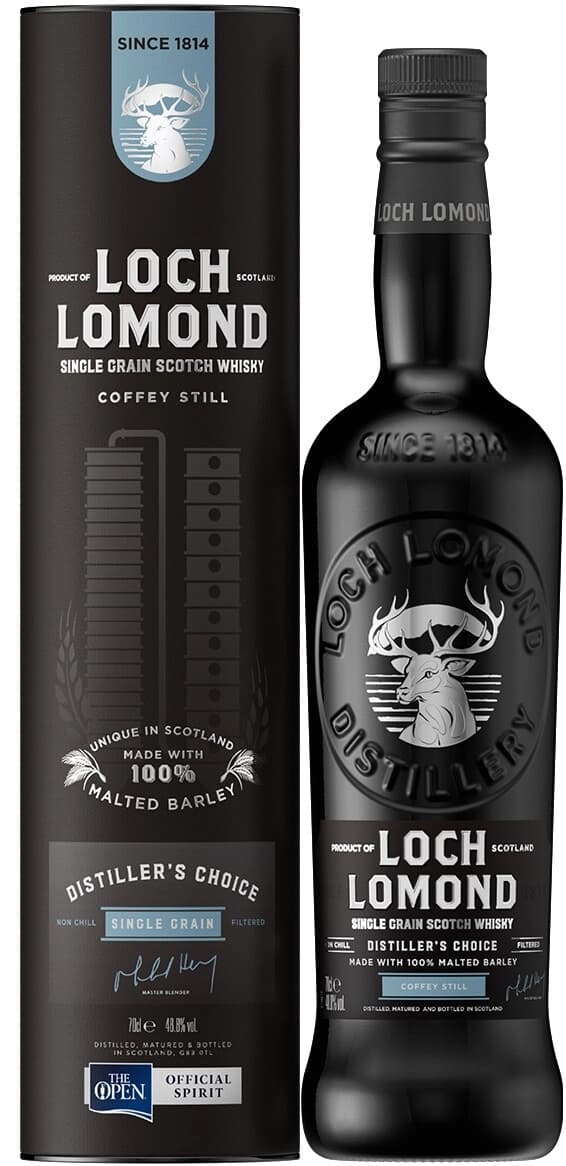 Виски "Loch Lomond" Single Grain Distiller's Choice Coffey Still, in tube